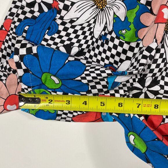 Stussy Psychedelic Flower Floral Checkered Shorts - Picture 7 of 7